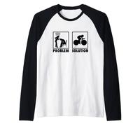 Trek Bikes Trek Cycling Cyclist Declaración Problema Solución Camiseta Manga Raglan