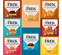 Trek Protein Flapjack - Selección de casos mixtos, sin gluten, sin lácteos (paquete de 24 barras)