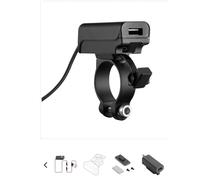 Trek X, Cargador Usb Con Doble Toma Usb (Usb A + Usb C) Lampa Cod. 91817 Orig