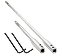 Treki 2PCS Extensión de Broca Forstner Extralarga Extensión Larga para Brocas con Llave Hexagonal 150mm/300mm Prolongación para Brocas Forstner para Perforaciones Profundas