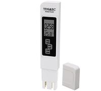 Treki Medidor de Prueba de Calidad del Agua 3-en-1 TDS EC Pluma de Prueba de Temperatura Digital Portátil Probador de Calidad del Agua Pluma 0-9990 μs/cm PPM para Hidroponía Piscinas Spas Acuario