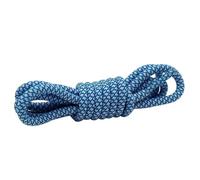 Trekking Cordones 4 pares de cordones redondos de dos tonos de 5mm for caminar al aire libre, botas for senderismo, cordones atléticos, cordones for zapatos, zapatillas, disfraces(White blue,60cm)