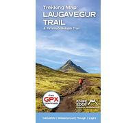 Trekking Map: Iceland's Laugavegur & Fimmvorduhals Trail: 1:40 000 (The Great Treks of the World)