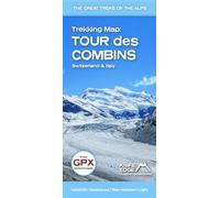 Trekking Map: Tour des Combins: Switzerland & Italy: 3 (The Great Treks of the Alps)