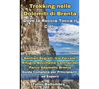 Trekking nelle Dolomiti di Brenta: Dove la Roccia Tocca il Cielo: Sentieri Segreti, Vie Ferrate, Rifugi e Bocchette Centrali del Parco Adamello Brenta: Guida Completa per Principianti ed Esperti