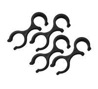 Trekking Pole Clip | Trekking Poles Storage Organizer Clips Set of 4, Hiking Pole Clip Walking Stick Accessories 8-Shape Double Rod Buckle Connector for Outdoor Hiking Camping