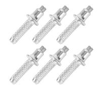 Trekking Pole Tips - 6pcs Steel Walking Stick Protectors, Anti Slip Hiking Poles End Caps, Durable Grip Replacement Set | Suitable For Camping Trail Walkings Mountain Adventure Climbing Support