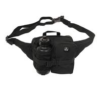 Trekking Riñonera Con Botella para Beber, Negro Bolsa Exterior Flascheneinsatz