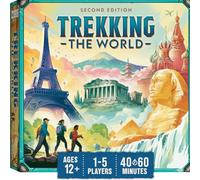 Trekking The World (2ª edición) - El galardonado Juego de Mesa Familiar | Ideal para niños a Partir de 10 años | Fácil de Aprender | Diseñado para trotamundos por Underdog Games