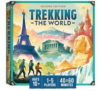 Trekking The World (2ª edición) - El galardonado Juego de Mesa Familiar | Ideal para niños a Partir de 10 años | Fácil de Aprender | Diseñado para trotamundos por Underdog Games
