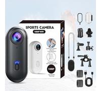 Treklon POV Camera, Treklon 4S Body Camera, HD 1080p/4k Pocket Action Cam, 170° Wide Angle, with Ip68 Waterproof Wearable Action Mini Cam, for Pet Walking & Outdoors Activities (1080-Black,128G)