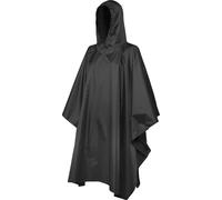 Trekmates - Ropa de senderismo - Tour Poncho Black - Negro Negro one size