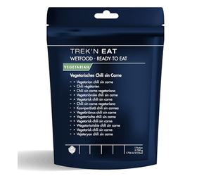 Trek'n Eat Vegetarisches Chili sin Carne - Ready to Eat - Sofort verzehrfertig ohne Kochen - Nahrhafte Outdoor-Mahlzeit für Camping, Trekking & Notvorrat - Lange haltbar & perfekt für unterwegs