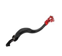 Trekords Compatible con CRF250R/450R/X accesorios modificación, 1 juego protector palanca pedal freno trasero motocicleta Palancas moto(Red)