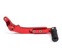 Trekords Pedal Palanca Freno Trasero Motocicleta Compatible Con Aprilia CR150, Compatible Mondial Hipster HPS 125 300 Palancas moto(Red)