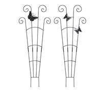 Trellis For Potted Plants - Metal Sturdy All-Weather | Indoor Plant Climbing Trellis For Vegetables Bonsai Tomato Pepper Orchid Ivy Flowers Window Sill Courtyard Greenhouse