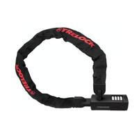 TRELOCK BC 480 Code - Candado de cadena (110 cm, eslabones de 7,5 mm, nivel de seguridad 12, código ajustable libremente)