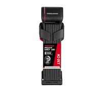 TRELOCK Fold-it Daily - Candado plegable de 130 cm - Incluye soporte X-Press con compartimento de seguimiento - Candado de bicicleta apto para todos los marcos