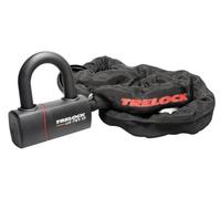 Trelock LC 680/110/10 Loop mit Schloss Candado de Cadena con Bloqueo en U, Negro, 110 cm