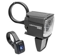 TRELOCK LS 890-HB - Martillo de luz para Bicicleta eléctrica (100 Lux, 12 V, Incluye Interruptor de luz Alta y Soportes para Manillar)