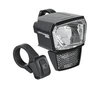 TRELOCK LS 940-HB - Martillo de luz para Bicicleta eléctrica (150 Lux, 12 V, Incluye Interruptor de luz de Carretera y Soporte para Manillar)