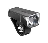 TRELOCK Luz de Bicicleta LS 440 Lux 40 Lux - Función de Carga USB - Distancia de visualización de 60 m - 10 Horas de duración - Indicador de batería - Aprobado por StVZO Negro