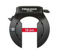TRELOCK RS 560 Naz - Cerradura de marco - Llave no extraíble - Grillete cuadrado de acero endurecido - Nivel de seguridad 15