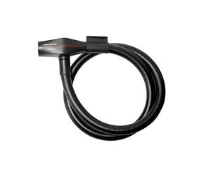 Trelock Unisex - Adulto Cable antirrobo 2231260904 Cable antirrobo Negro 85 cm