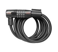 Trelock Unisex - Adulto Cerradura de Espiral de números 2231263291, Negro, 180 cm