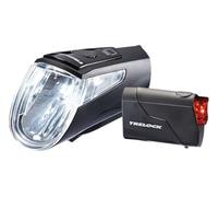 Trelock Unisex - Adulto LS460I-Go/lS720Reego Kit de iluminación, Negro, Talla Única