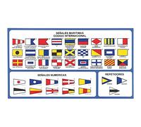 TREM Código Internacional de señales Adhesivas, 17 x 13 cm, Accesorios náuticos
