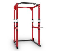 Tremendour Jaula de musculación en casa Rojo Blanco