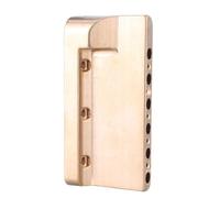 Tremolo Bridge Block - Bloque de latón para guitarra eléctrica con agujeros de 6 mm, bloque de trémolo de latón, piezas de repuesto para guitarra eléctrica