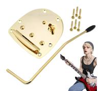Tremolo Bridge - Dispositivo estabilizador de guitarra eléctrica | Reemplazo de cueva de aleación de zinc | Pieza de instrumento musical vintage para guitarristas | Accesorio de actualización de