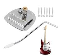 Tremolo Bridge, Electric Guitar Spring Stabilizer, Zinc Alloy Tailpiece Replacement, Vintage Musical Instrument Parts, Upgrade for Guitarists, Enhanced Sound, Performance Accessory