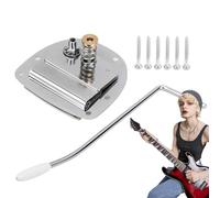 Tremolo Bridge, Electric Guitar Spring Stabilizer, Zinc Alloy Tailpiece Replacement, Vintage Musical Instrument Accessory 7.87x5.51x1.97 inches for Guitarist Setup Repair