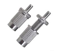 Tremolo Bridge Mount Studs 2 Pcs for EPI LP Guitar Hardware with 8mm to 5/32 Inch Thread Compatibility (Plata)