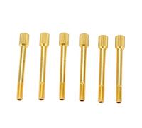 Tremolo Bridge Saddle String Lock Screws, Electric Guitar Double Locking Intonation System, Gold Metal Through - Mounting Bridge Parts for Replacement