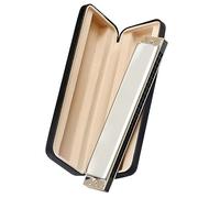 Tremolo Harmonica ABS Comb 24 Holes Tremolo Harmonica Para Adultos Estudiantes Profesionales Instrumento de Armónica (Color : F shape)