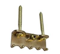 Tremolo Systems - Gancho de latón para placa de tracción de puente de guitarra multiusos para instrumentos musicales