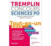 Tremplin concours Sciences Po: Tout-en-un Concours commun IEP, Paris, Bordeaux, Grenoble