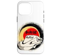 Tren Bala japonés Shinkansen para Loco por los Trenes Carcasa para iPhone 16 Pro MAX