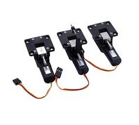 Tren de aterrizaje retráctil eléctrico sin servomotor SkyArea de 3,5 kg y 40 g con conector JR for avión de ala fija RC, piezas de bricolaje(2 Main 1 Nose)