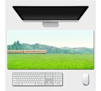 Tren de Campo Alfombrilla de Ratón,XXL 400x700x2mm Grande Mouse Pad,Base de Goma Antideslizante,Superficie Tela Fina,Mejora la precisión y la Velocidad Adecuada para Jugadores,PC y portátil