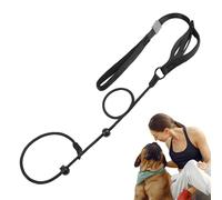 Tren de cuerda para perros - Correa de retirada resistente de 5 pies, mango acolchado, agarre cómodo, cuerda de amarre fuerte, agilidad de juego controlada, ideal para perros grandes y medianos