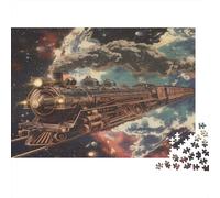 Tren de ensueño Puzzle Adulto 1000 Piezas Sostenible Juguetes De Desafío De Juego EduGatosivo para Adultos Un Gran Regalo para Todos Los Adultos Rompecabezas Imposible 1000pcs (75x50cm)