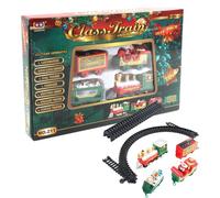 Tren de juguete,Kits de tren de Navidad con vagones de carga - Juguete ferroviario clásico para montar DIY para Navidad, Juguetes de construcción de coches divertidos | Juguetes educativos Pensamiento