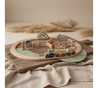 Tren de madera Little Farm – Juguete creativo de madera para niños
