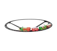 Tren de Navidad eléctrico genérico - Juguete estacional con sonido y luz, tren de juguete de despertar temprano, para niños, niñas, salón, dormitorio, oficina, hogar, actividad familiar e invierno