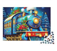 Tren de Vapor Puzle 1000 Piezas - Reto para Mentes Inquietas, Encaje Preciso, Decoración, 52x38cm/1000pcs